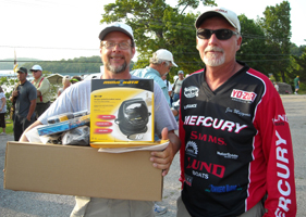 I fished Day 1 of the 2008 PWT with Jim Muzynowski