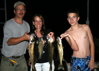 G Family caught a nice bunch of Walleye