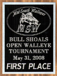First Place MSW Bull Shoals Lake Open Walleye Tournament May 2008